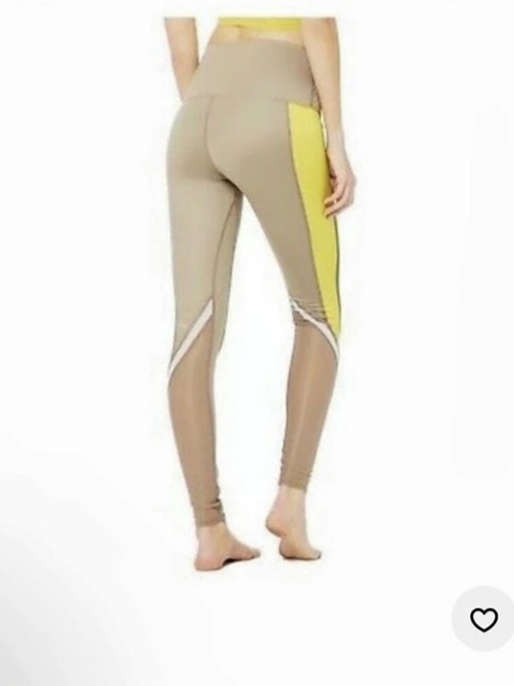Alo Yoga Elevate Mesh Contrast-Panel High Waist Leggings Color Block Leggings